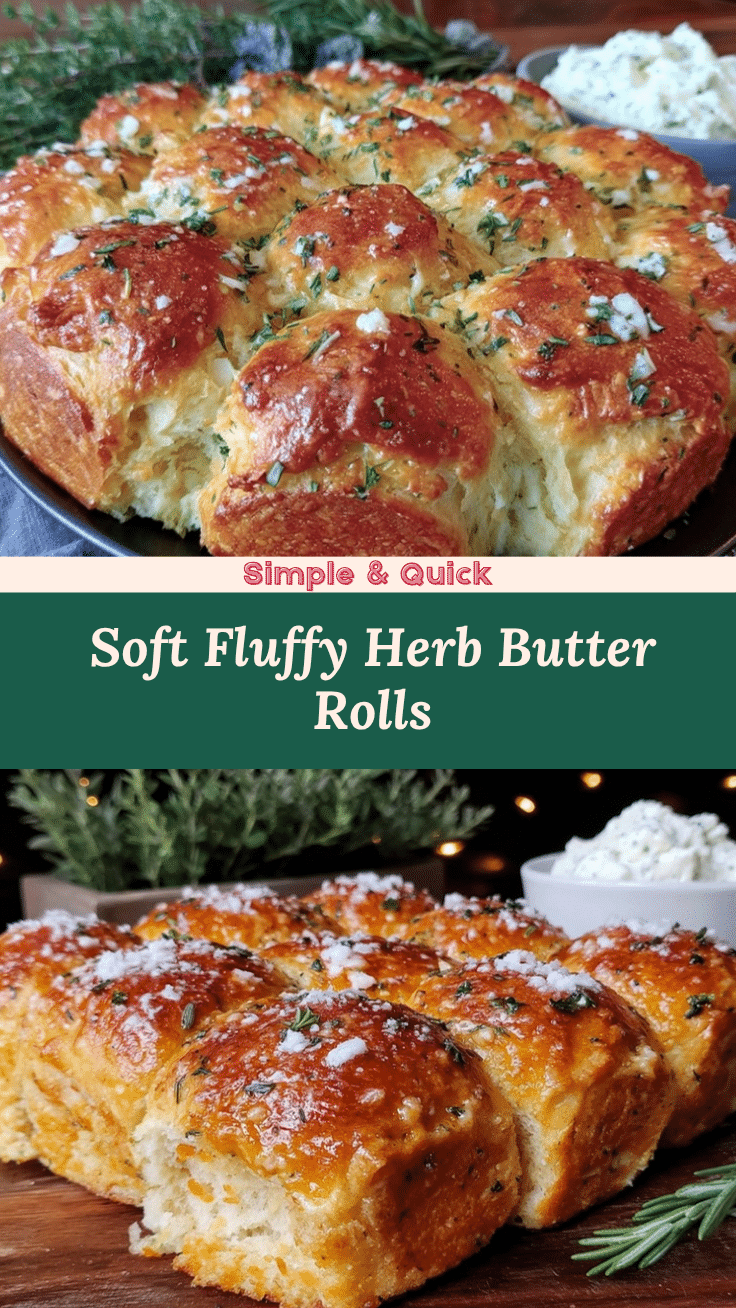 herb butter dinner rolls recipe