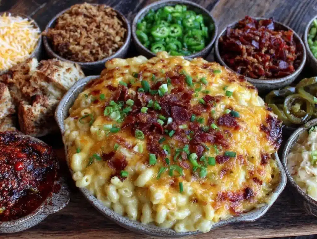 homemade mac and cheese bar - featured image