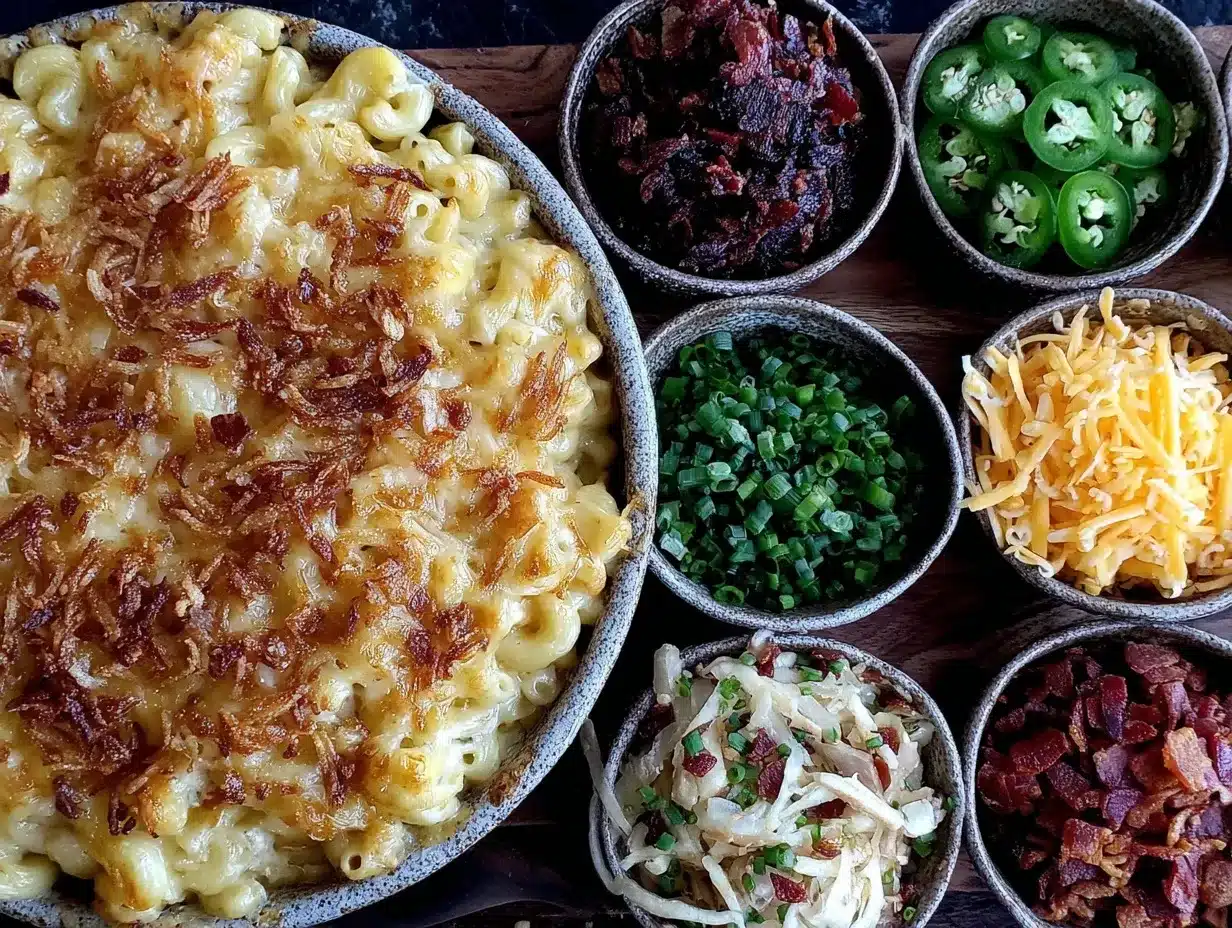 homemade mac and cheese bar preparation steps
