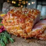 honey glazed Christmas ham - featured image