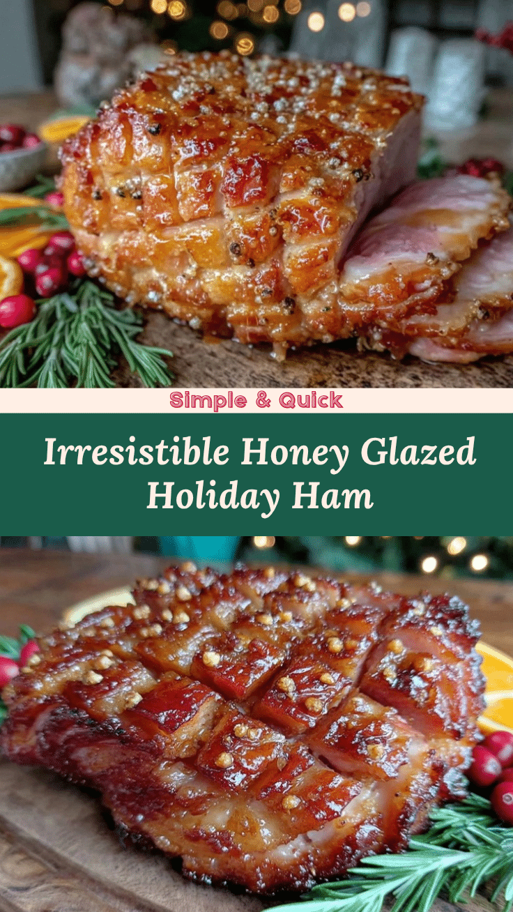 honey glazed Christmas ham recipe