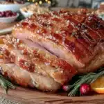 honey glazed Easter ham - featured image