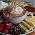 hot chocolate charcuterie board - featured image