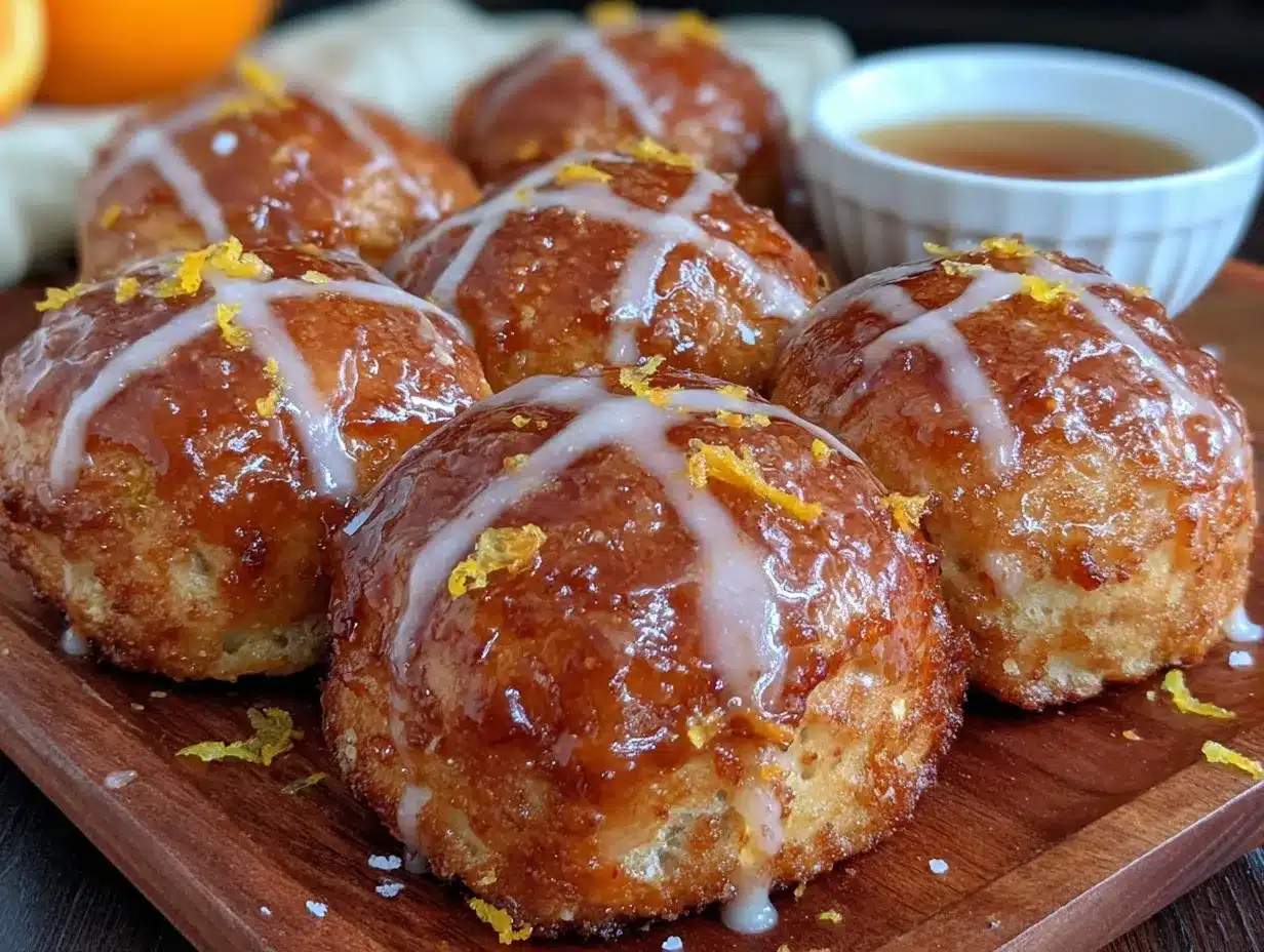 hot cross buns preparation steps