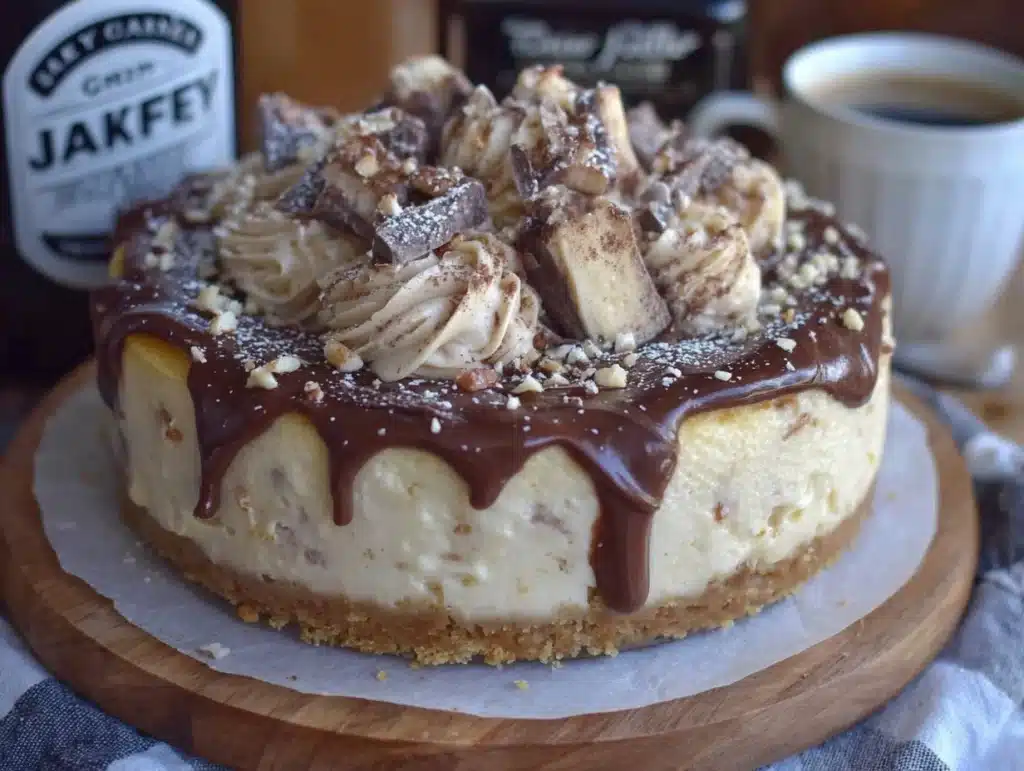 Irish cream cheesecake - featured image