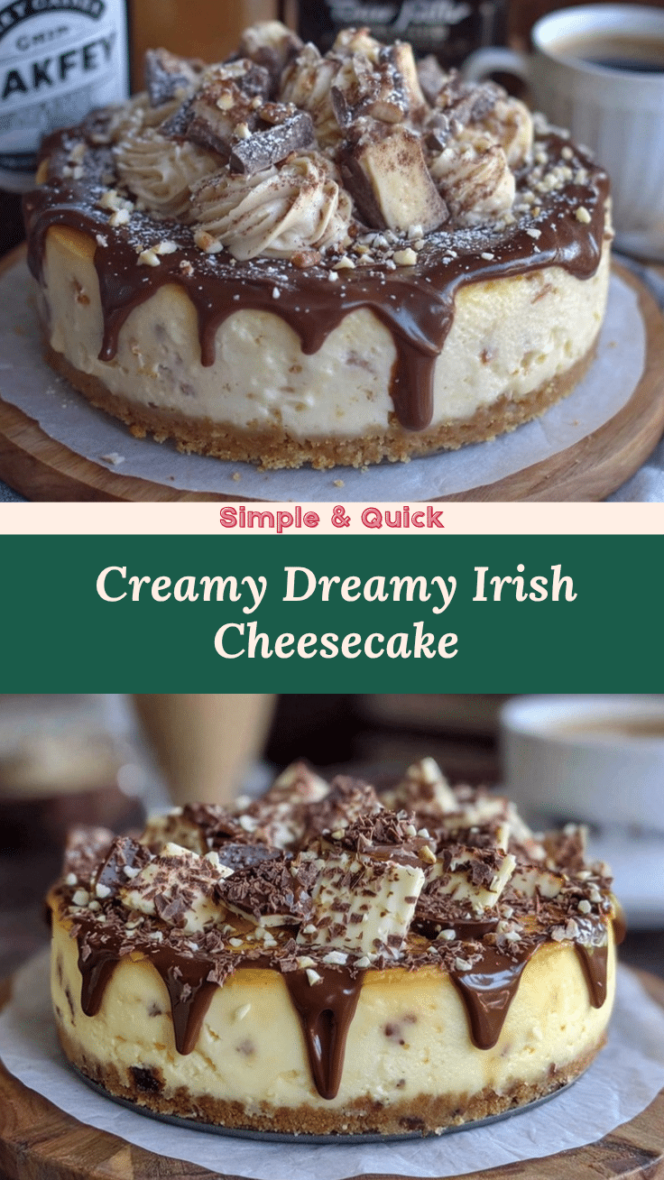 Irish cream cheesecake recipe