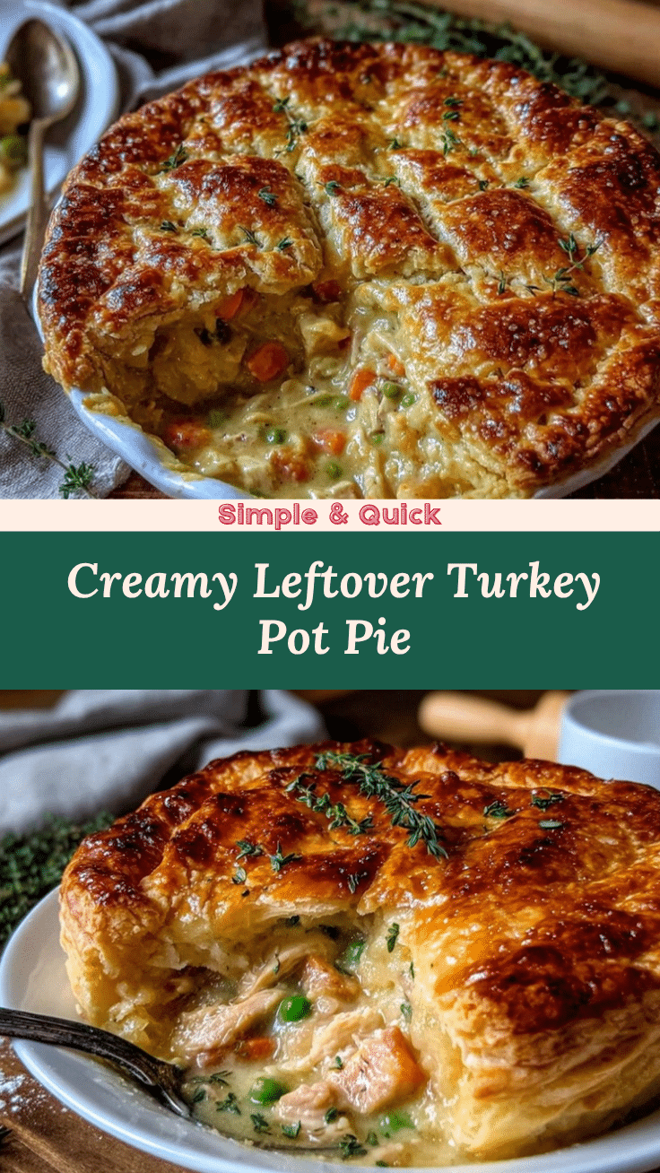 leftover turkey pot pie recipe