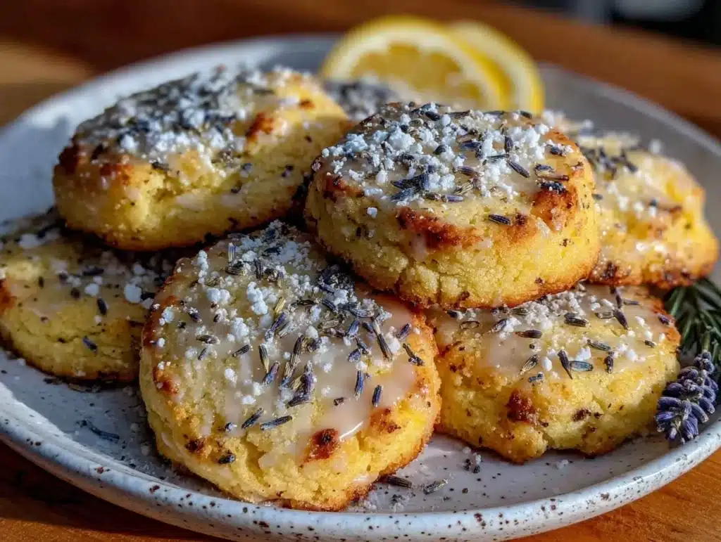 lemon lavender cookies - featured image