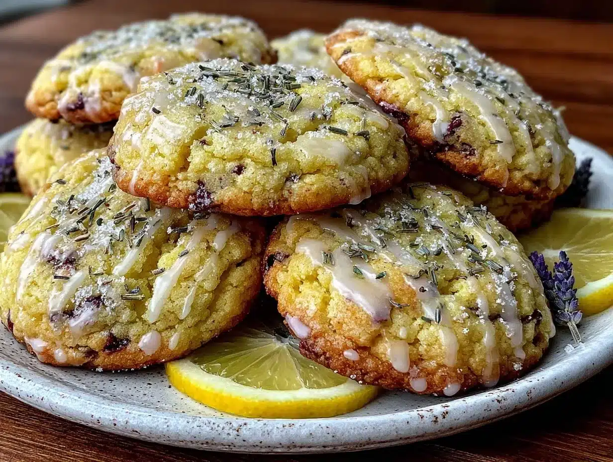 lemon lavender cookies preparation steps