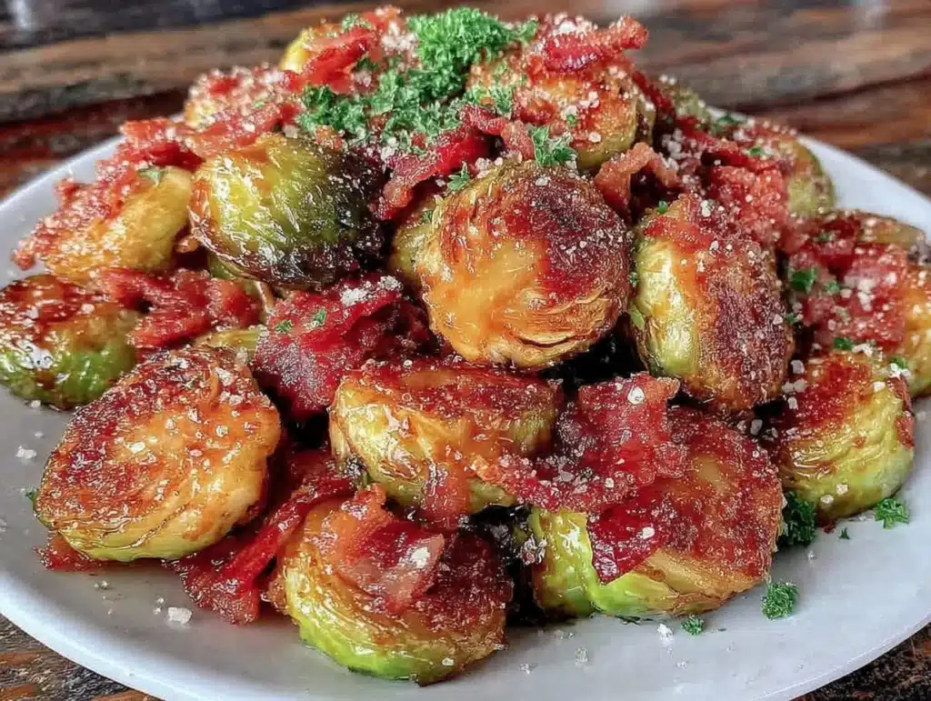 Maple Bacon Brussels Sprouts - featured image