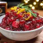 Maple Bourbon Cranberry Sauce - featured image