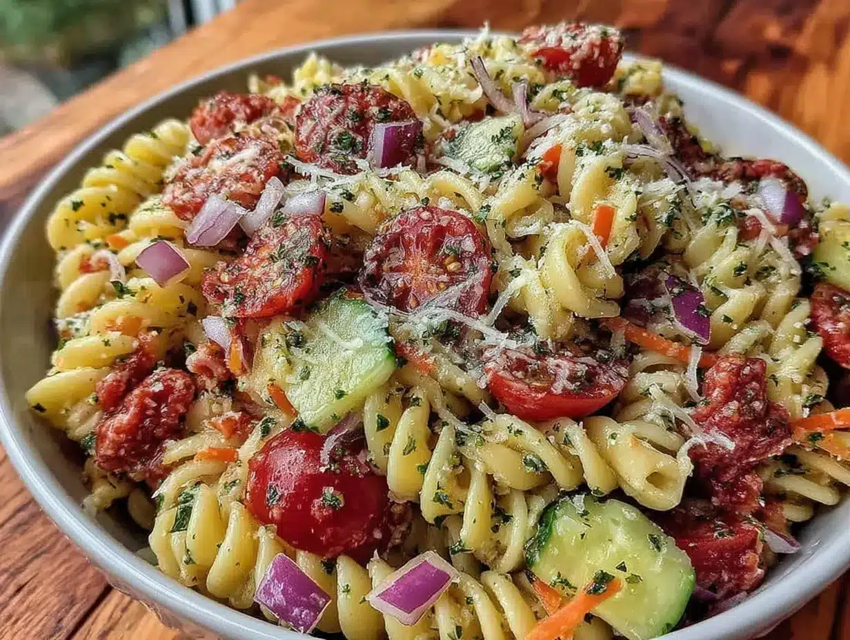 pasta salad preparation steps