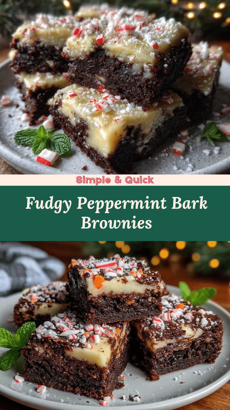 peppermint bark brownies recipe