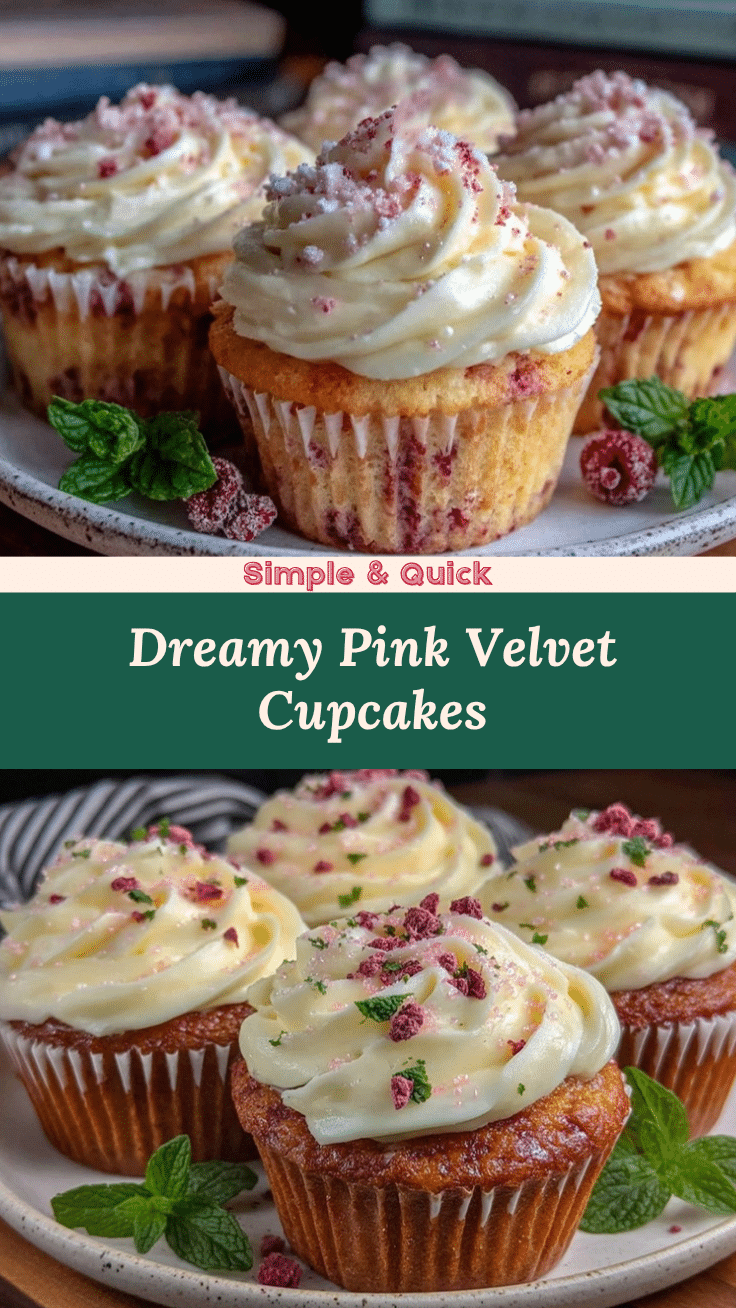 pink velvet cupcakes recipe