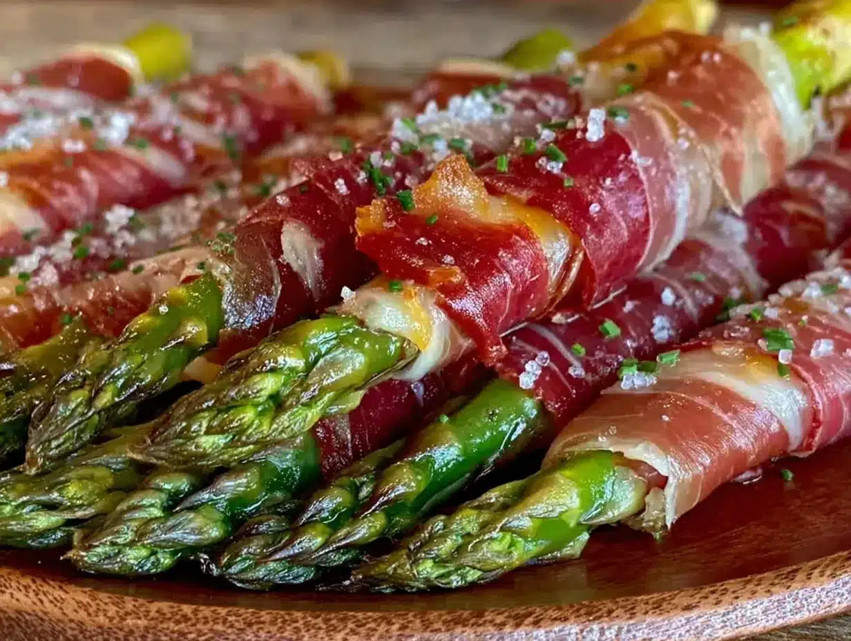 prosciutto-wrapped asparagus preparation steps