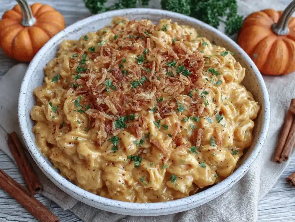 pumpkin mac and cheese - featured image