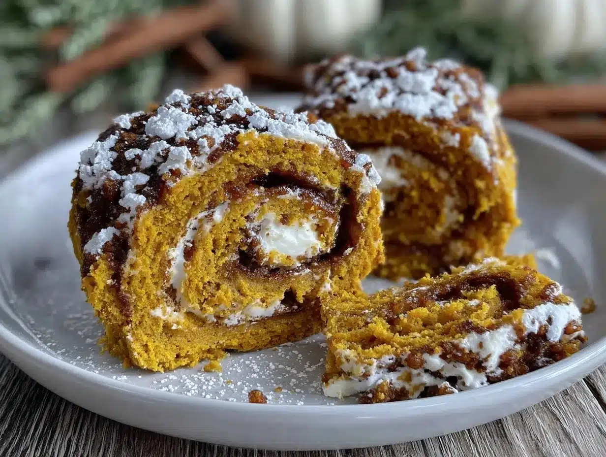 pumpkin roll preparation steps