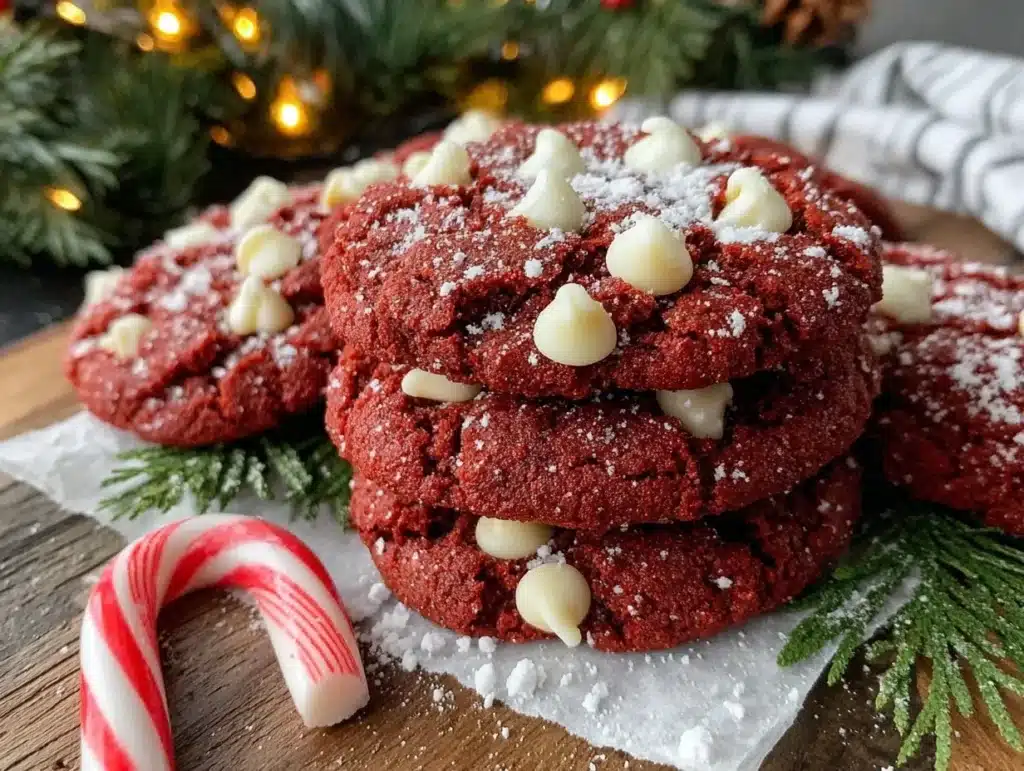 Red Velvet Christmas Cookies - featured image