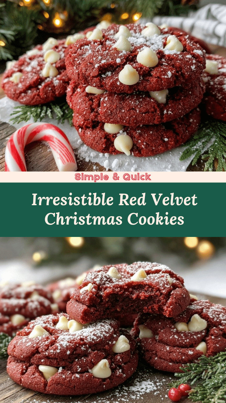 Red Velvet Christmas Cookies recipe