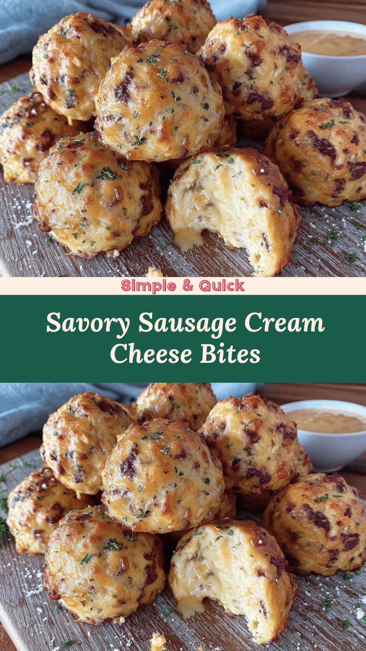 sausage cream cheese balls recipe