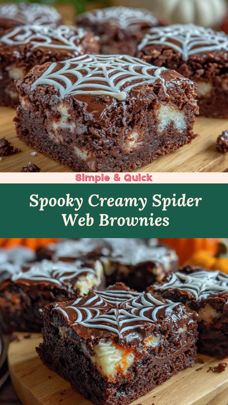 spider web brownies recipe