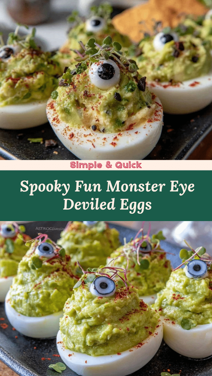 Spooky Deviled Eggs recipe
