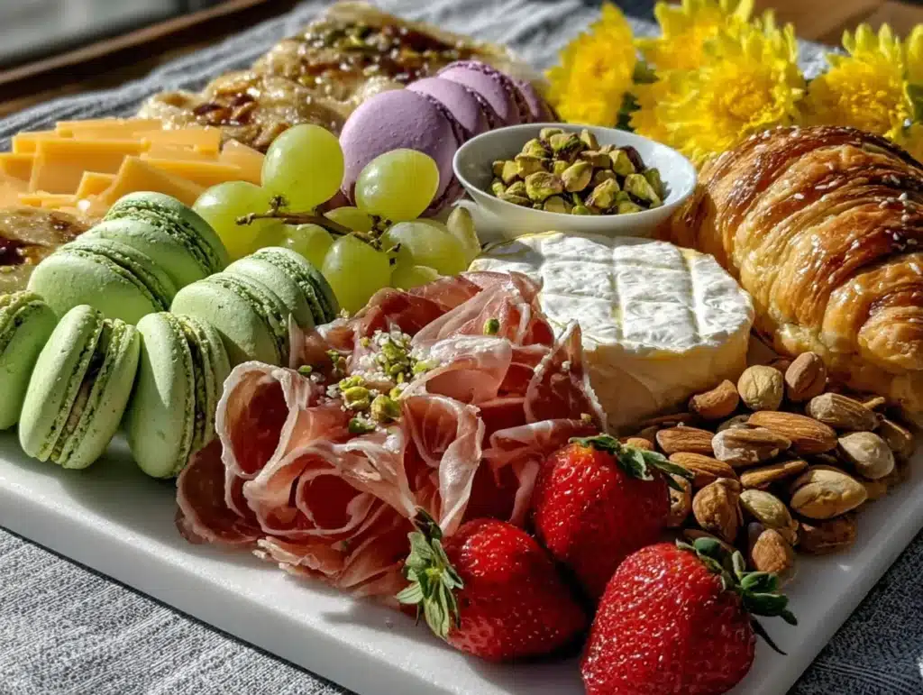 spring charcuterie board - featured image