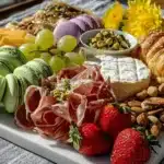 spring charcuterie board - featured image