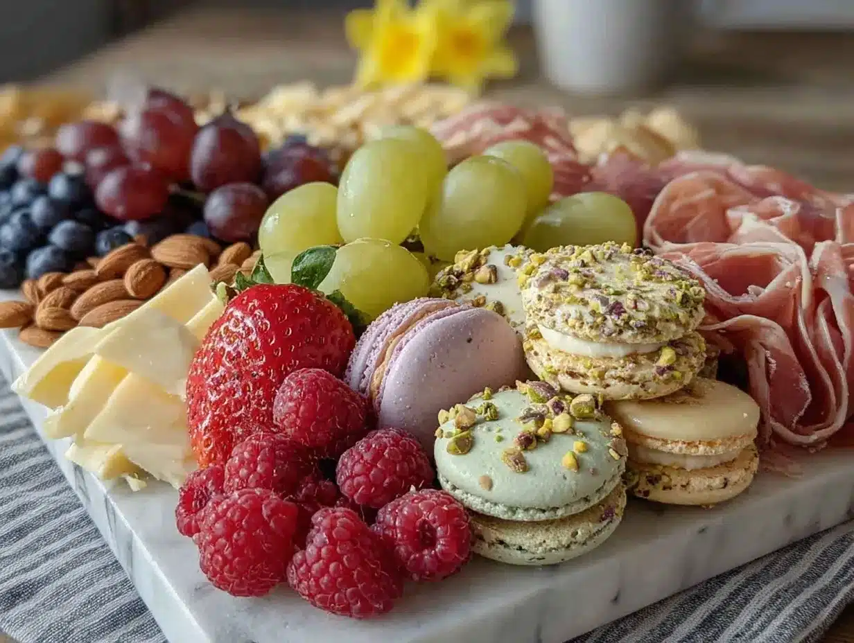 spring charcuterie board preparation steps