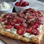 strawberry pizza - featured image