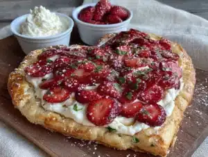 strawberry pizza - featured image