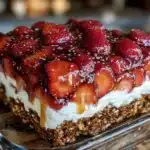 Strawberry Pretzel Salad - featured image