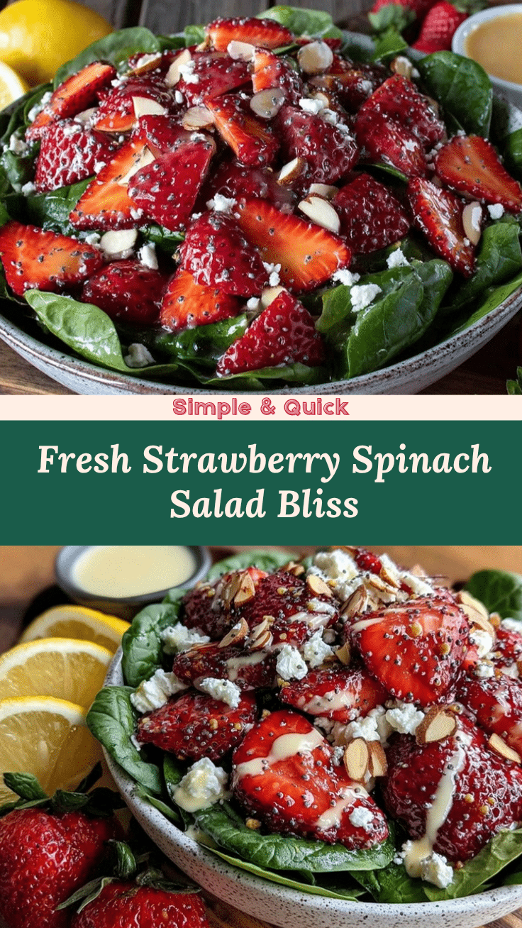 strawberry spinach salad recipe