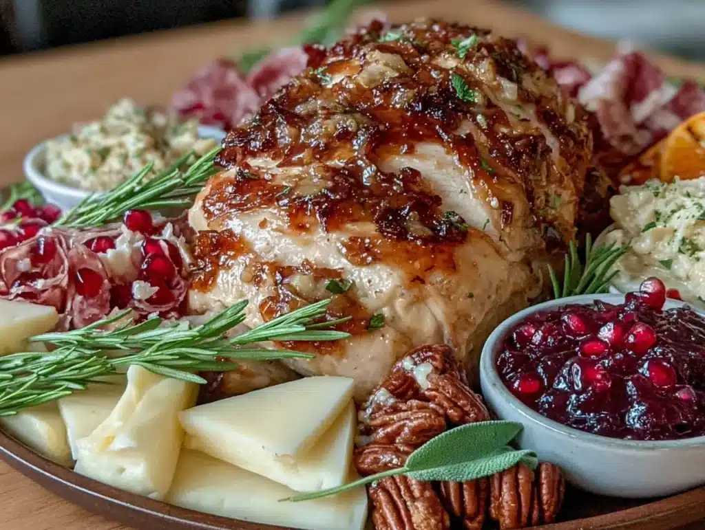 Thanksgiving Turkey Charcuterie Board - featured image