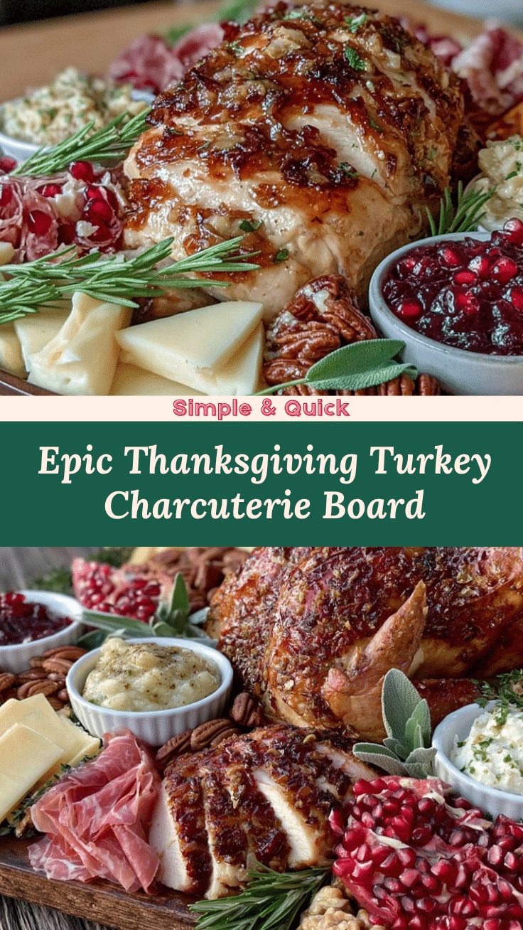 Thanksgiving Turkey Charcuterie Board recipe
