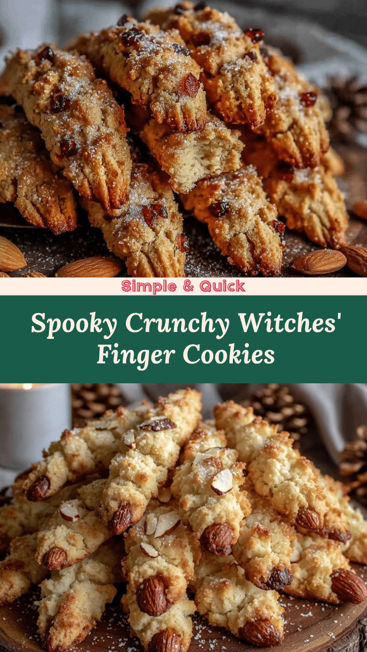 witches fingers cookies recipe