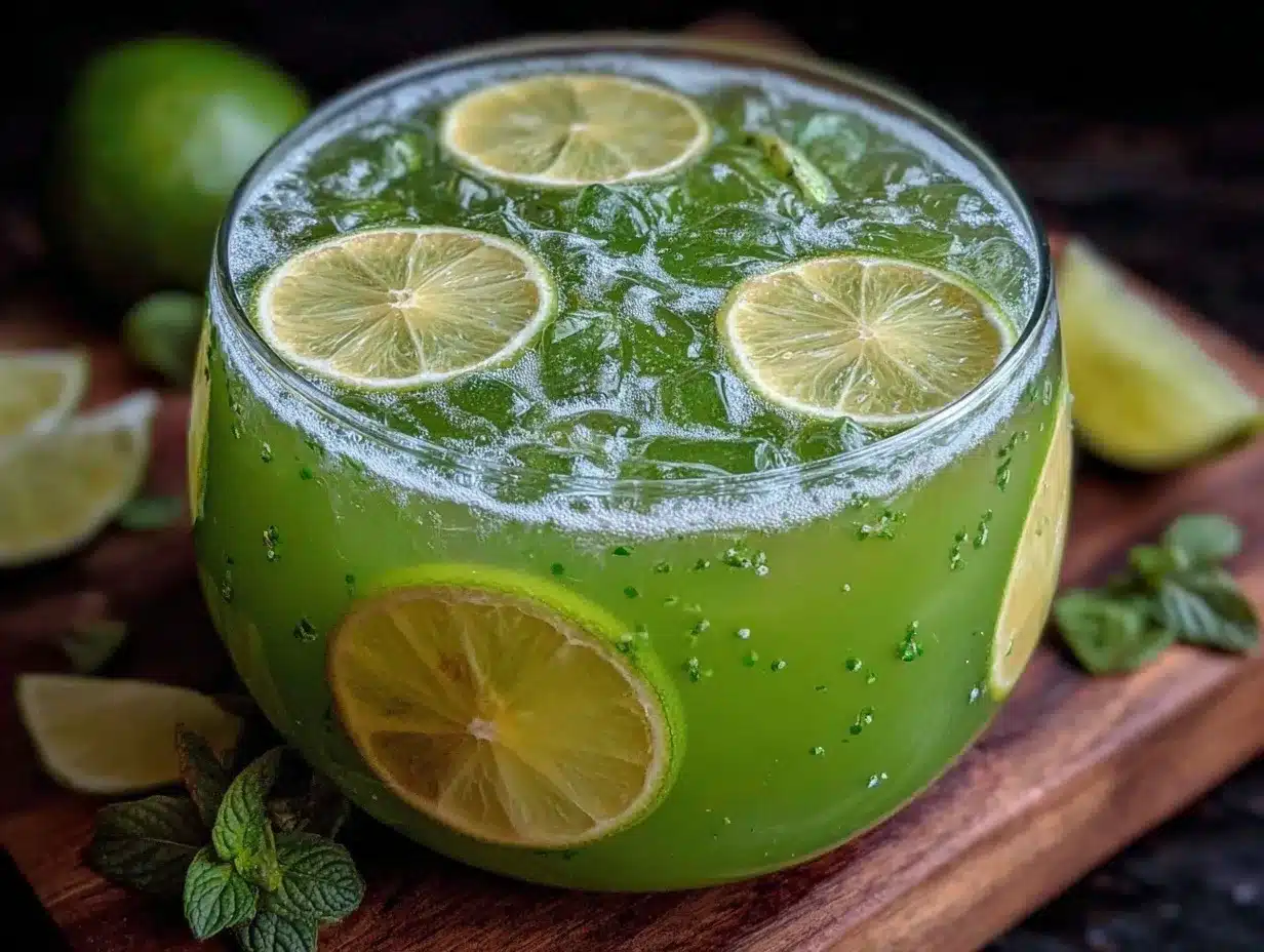 witchs brew green punch preparation steps