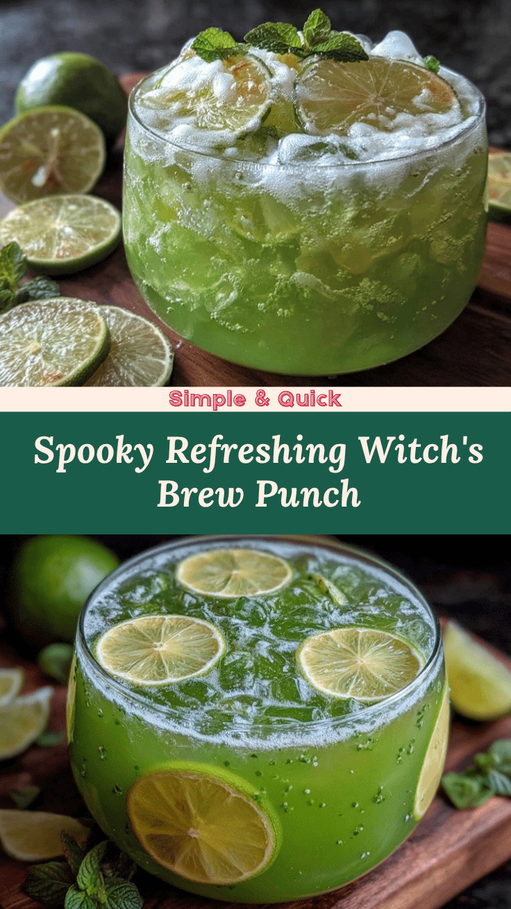 witchs brew green punch recipe