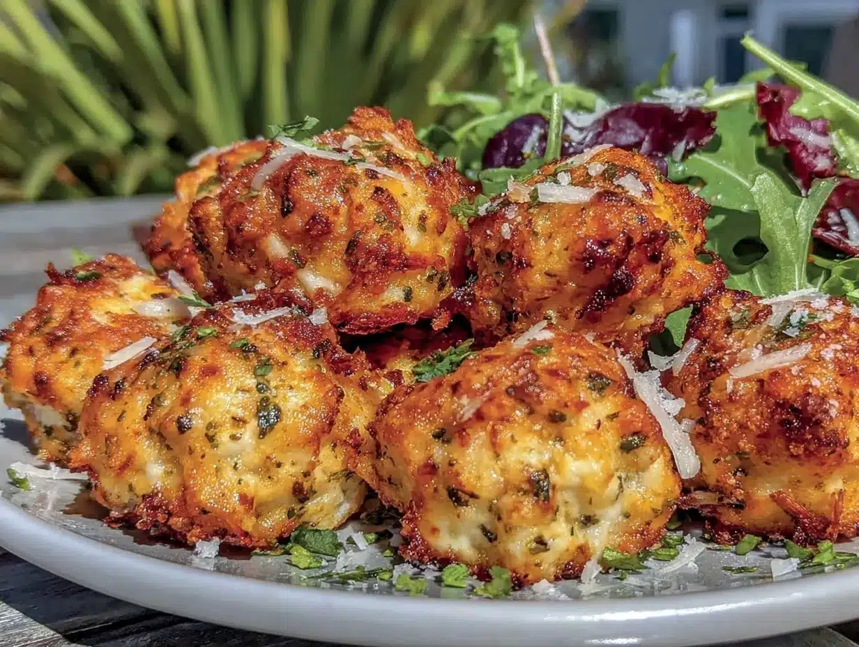 air fryer parmesan chicken bites preparation steps