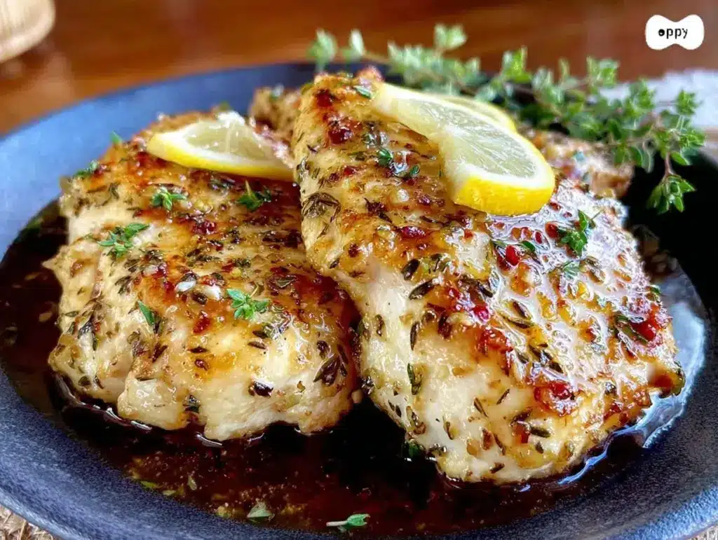 baked lemon herb chicken breast - featured image