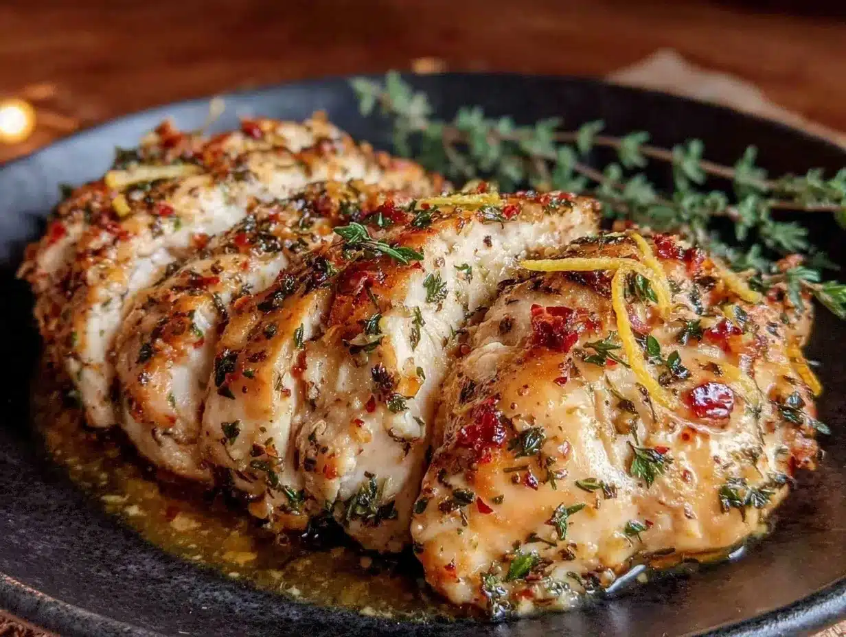 baked lemon herb chicken breast preparation steps
