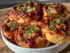 BBQ Chicken Pizza Pinwheels - featured image