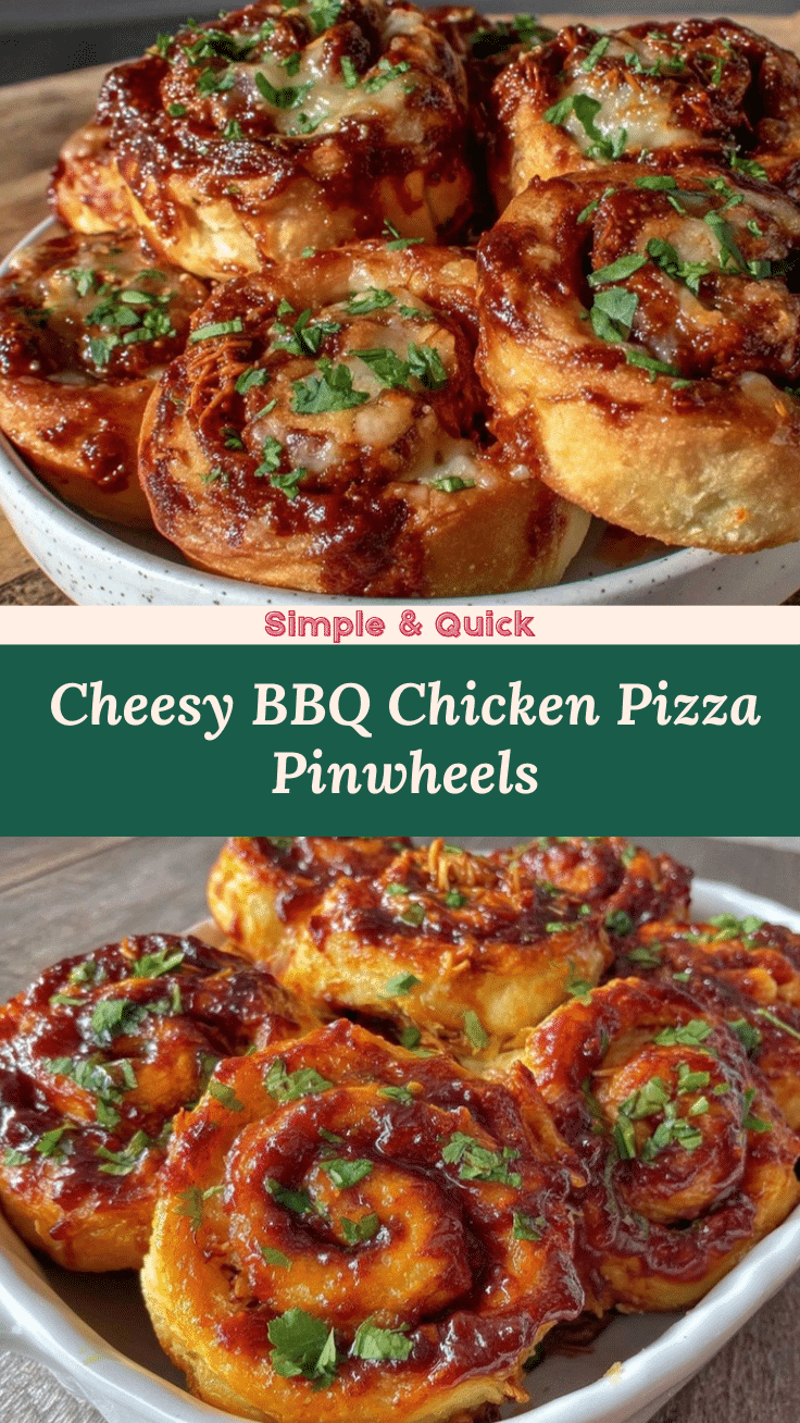 BBQ Chicken Pizza Pinwheels recipe