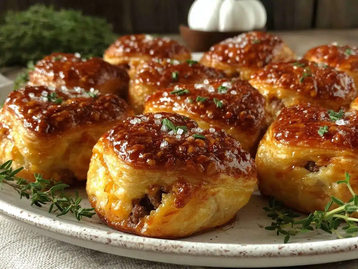 Beef Wellington bites preparation steps