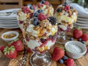 berry yogurt parfait bar - featured image