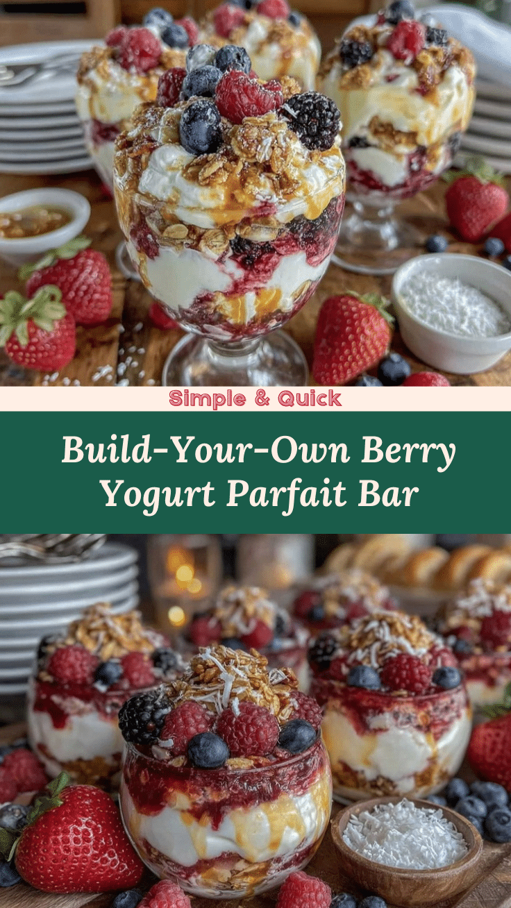 berry yogurt parfait bar recipe