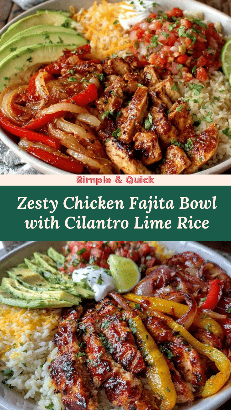 chicken fajita bowl recipe