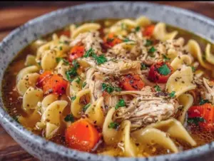 chicken noodle soup recipe - featured image