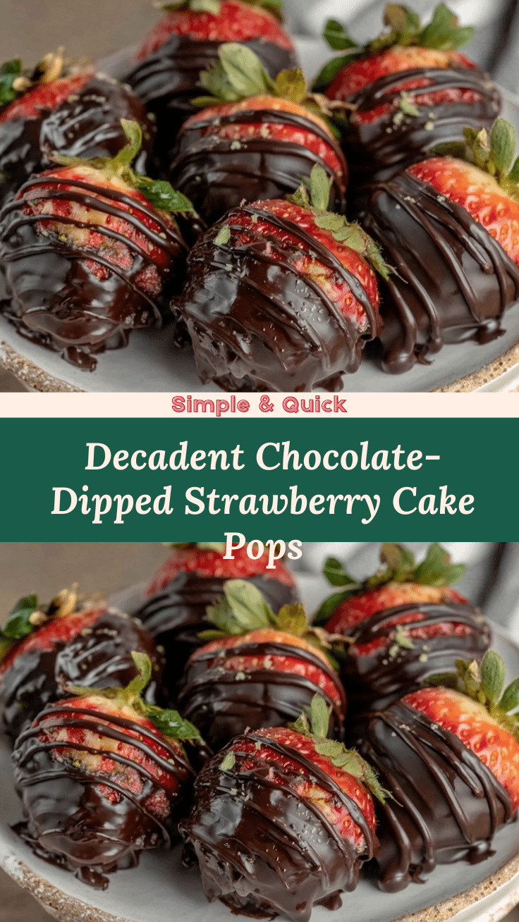 chocolate-dipped strawberry whipped cake pops recipe