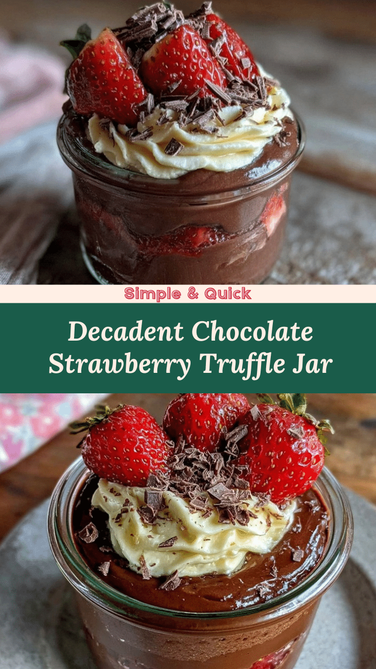 chocolate strawberry truffle jar recipe